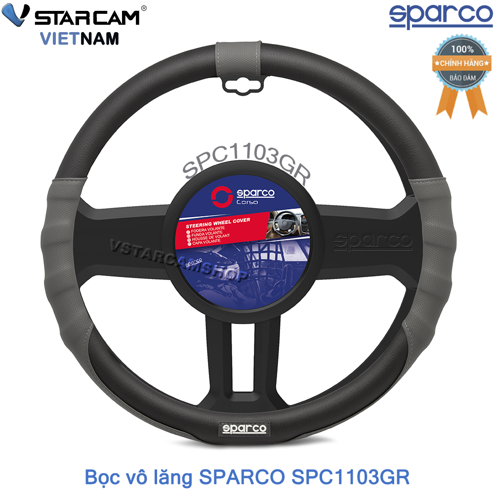 Bọc vô lăng cao cấp chính hãng Sparco SPC1103