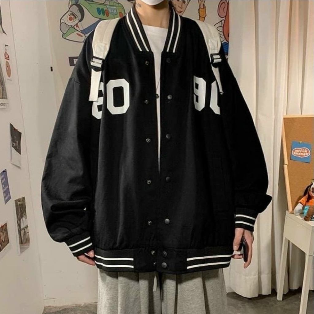 Áo bomber jacket ❤️Áo khoác dù form rộng 2 lớp style Unisex cho nam nữ
