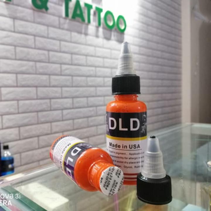 MỰC XĂM HÌNH TATTOO DLD GOLDEN YELLOW