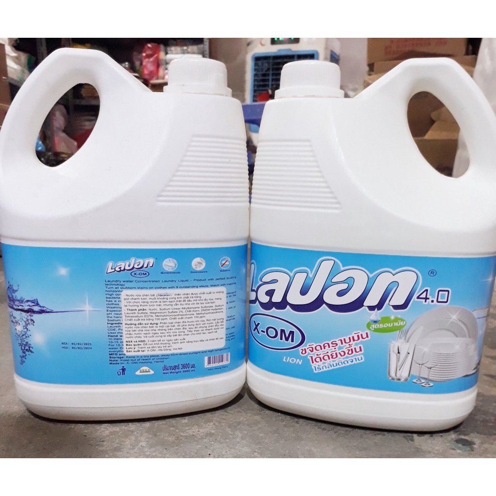 Can nước rửa chén 3600ml