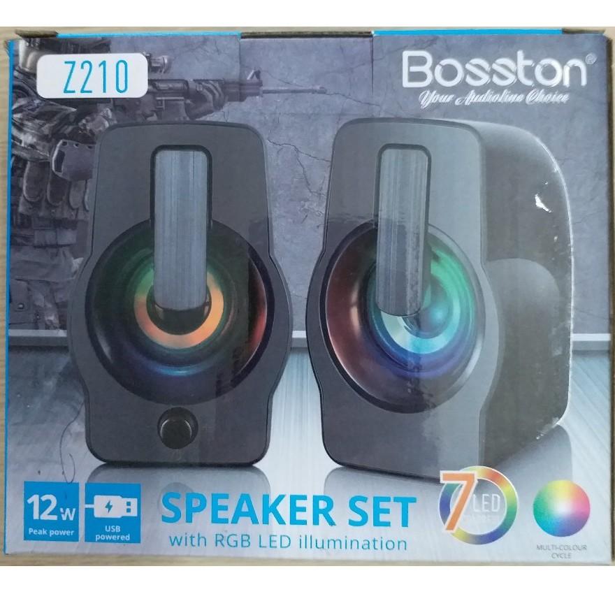 Loa vi tính bosston z210 đèn led rgb