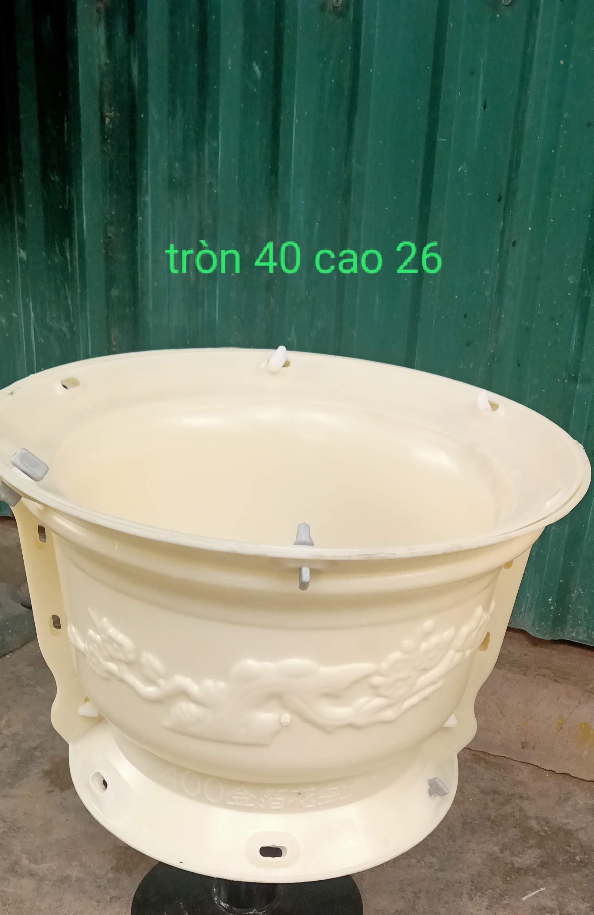 khuôn  chậu  tròn  40