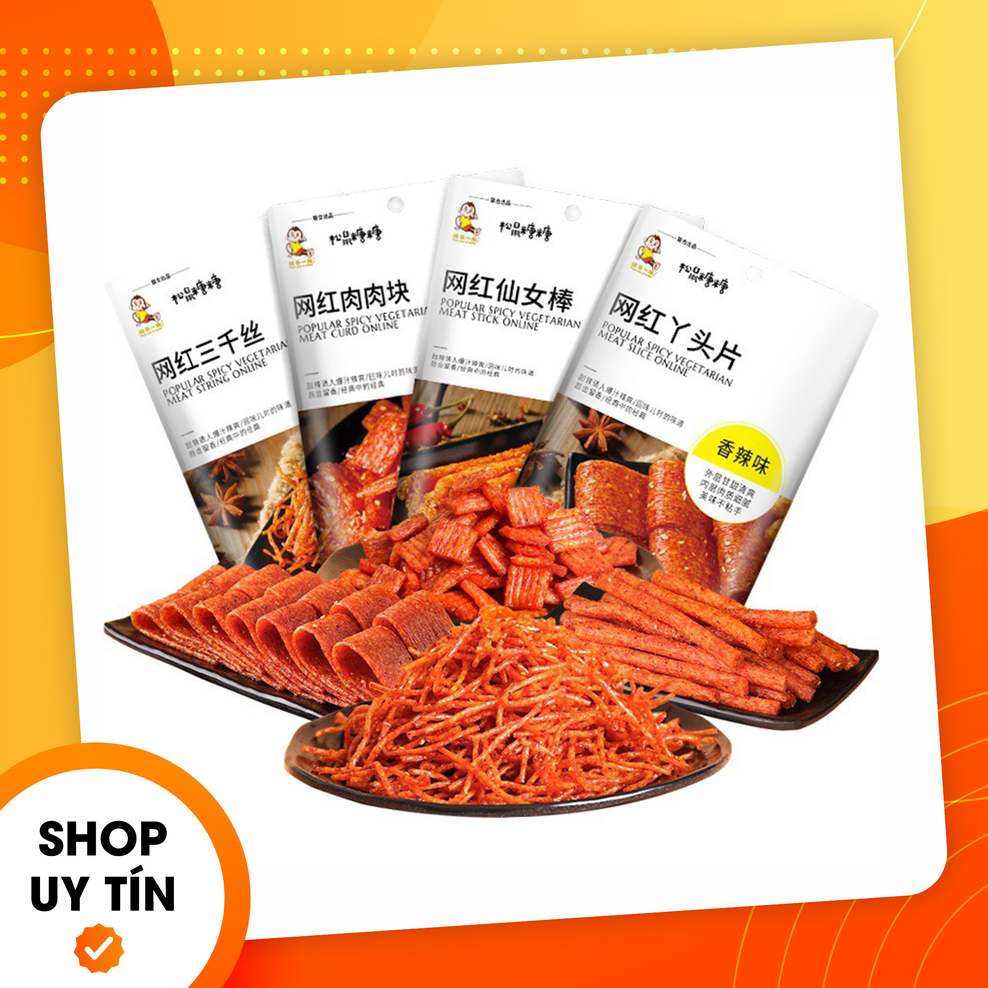 Que cay trùng khánh - gói 70gr - đồ ăn vặt nội địa