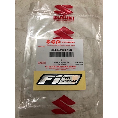 Tem FI nổi dán đầu xe satria fi và raider fi