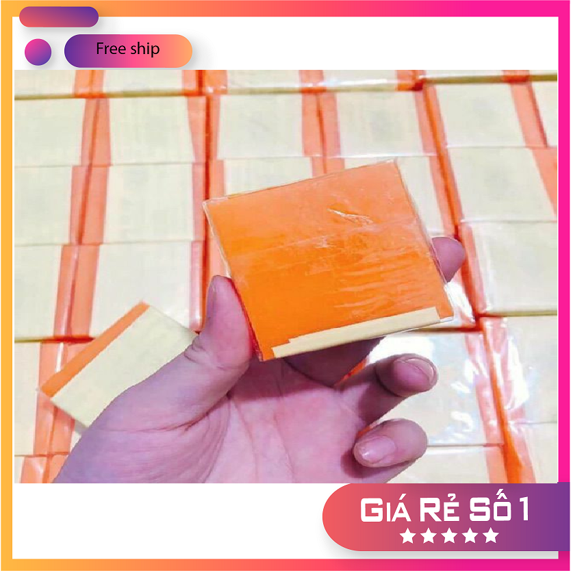 SOAP NGHỆ THAI LAN HỖ TRỢ LÀM SẠCH DA GIẢM MỤN LƯNG VIÊM NANG LÔNG kết hợp dùng với MEN VI SINH TAVIDA mang lại kết quả nhanh