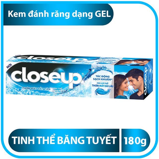 Kem Đánh Răng Closeup 180g Thơm Mát Dài Lâu