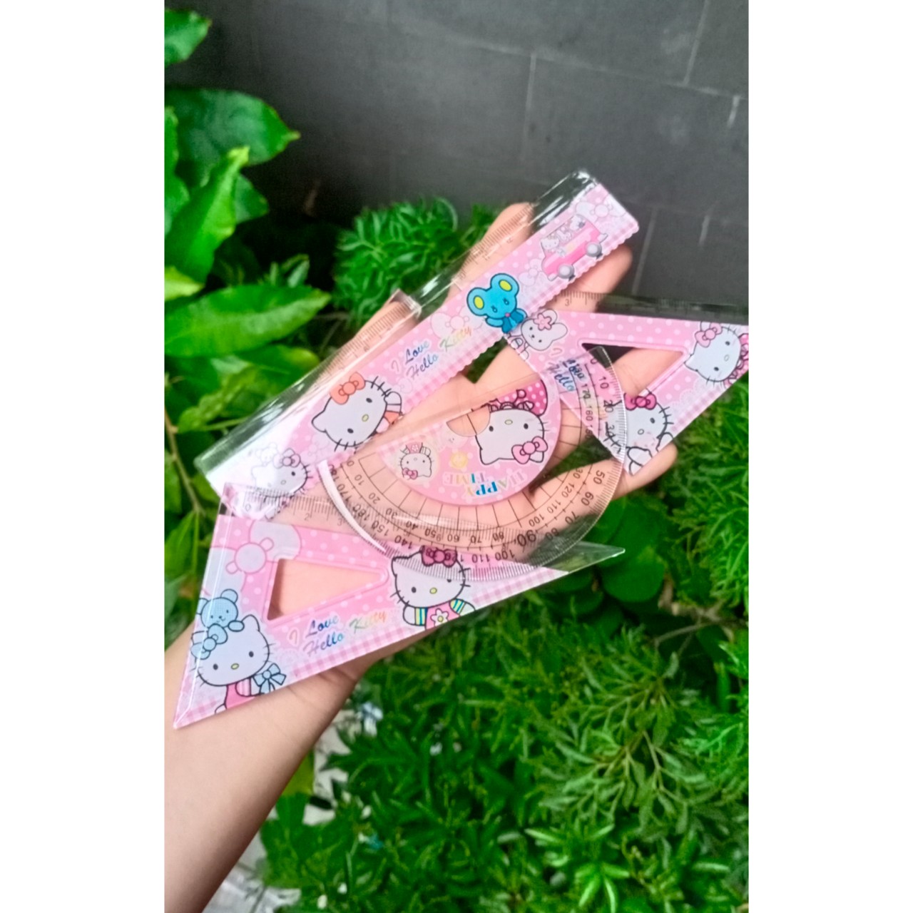 Bộ 4 thước hello kitty