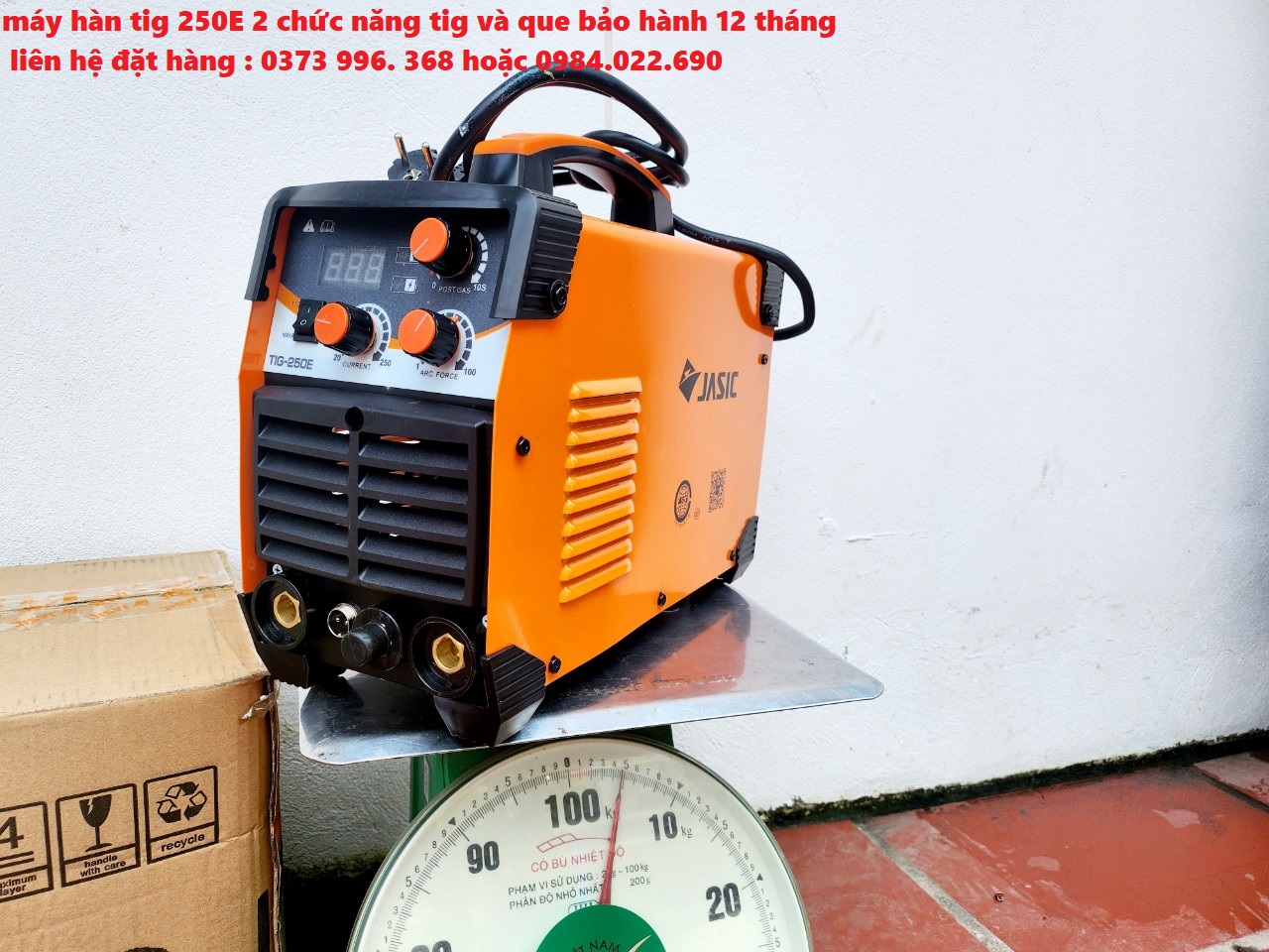 Máy han tig jasic 250E máy hàn tig 2 chức năng tig và que