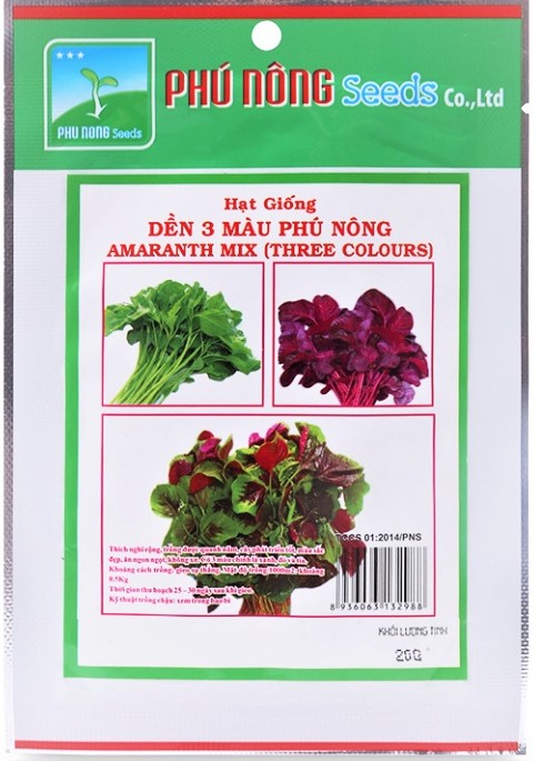 [HCM]Hạt giống dền 3 màu Phú Nông - gói20g