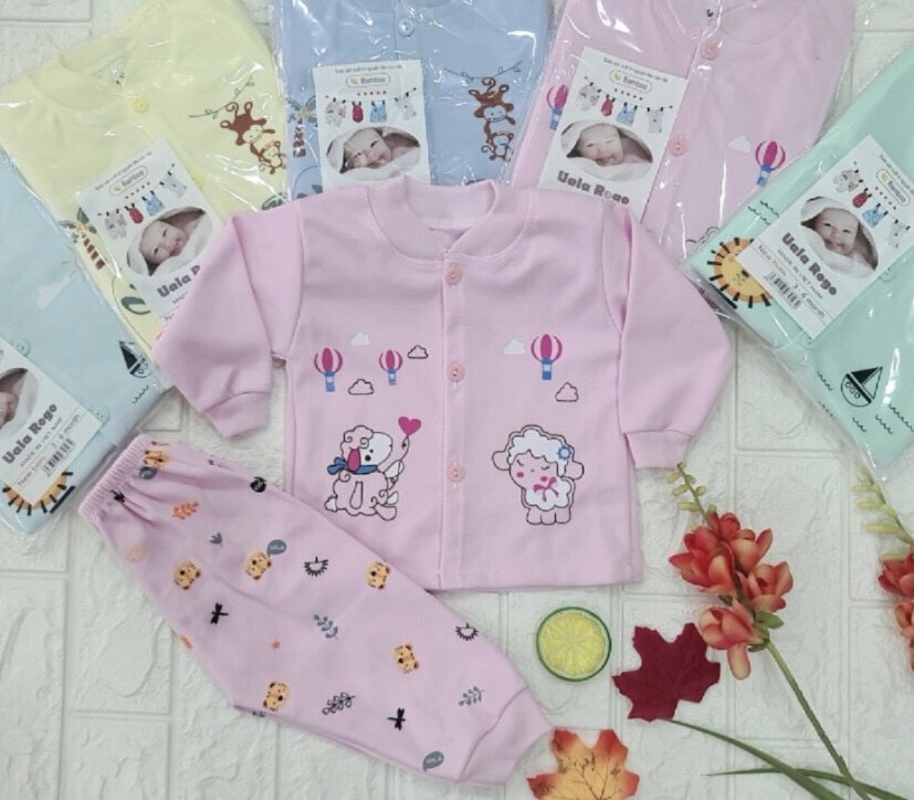 Bộ nỉ mùa đông ấm áp cho bé trai bé gái size 3-15kg