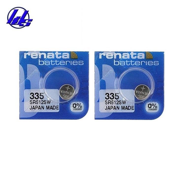 Combo 2 viên pin đồng hồ renata sr512sw/335 silver oxide 1.55v