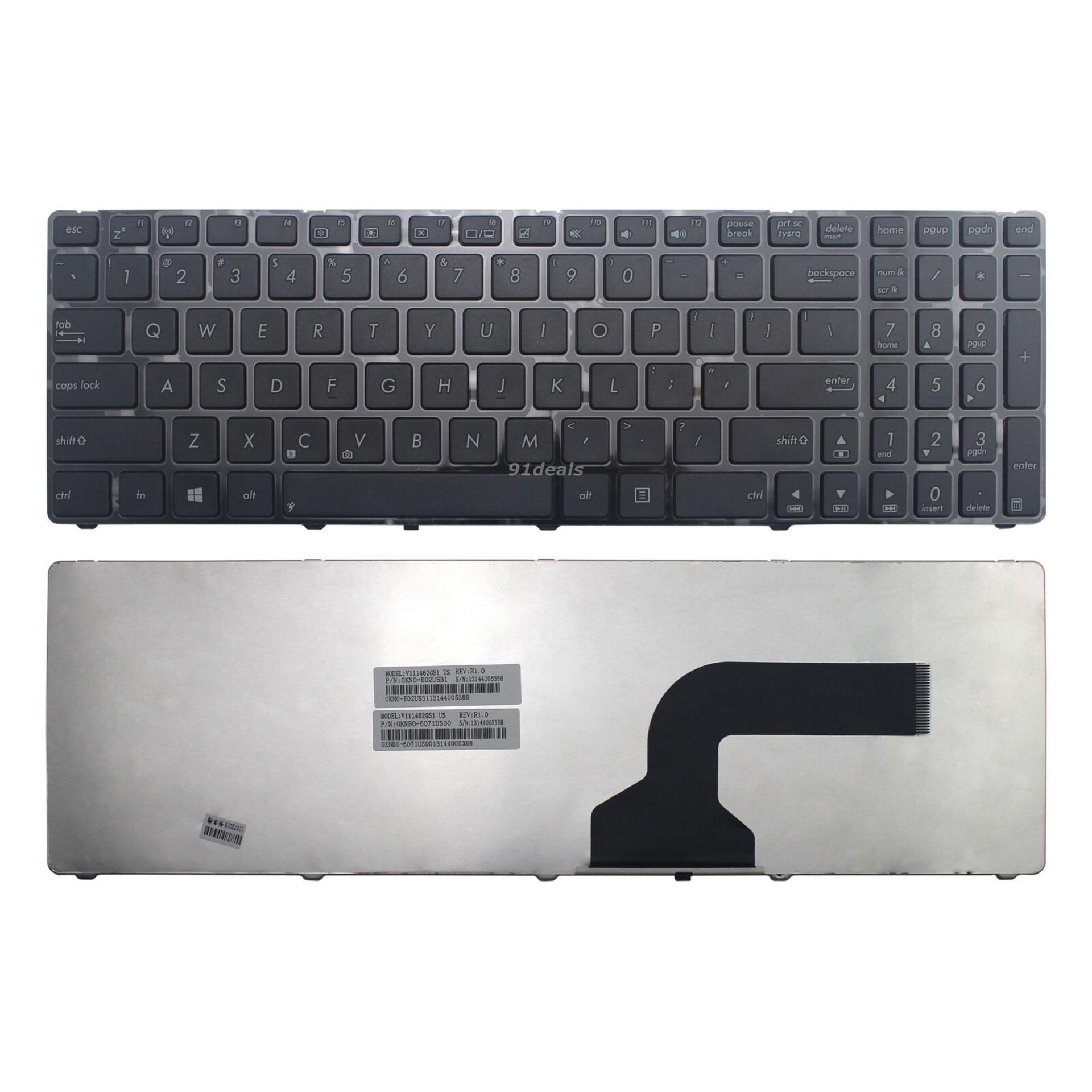 [HCM]BÀN PHÍM LAPTOP ASUS K52 K52DE K52DR K52DV K52DY K52F K52N K52J K52JB K52JC K52JK K52JR K52JT K52JU K52JV K52N K53E K53S K53SV K53SD K53JE G51 G51J G51JX G51VX G53 G53JW G53SW G53SX G60 G60J G60JX G72 G72GX G73 G73JH G73JW G73SW U50 - HÀNG LOẠI TỐT