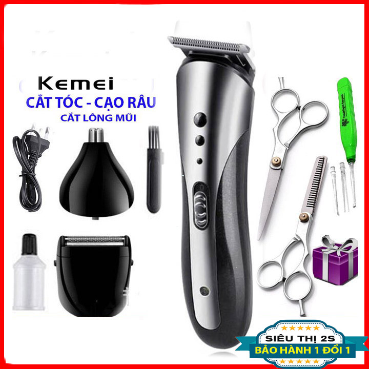 Tông Đơ Cắt Tóc Không Dây Đa Năng KM-1407