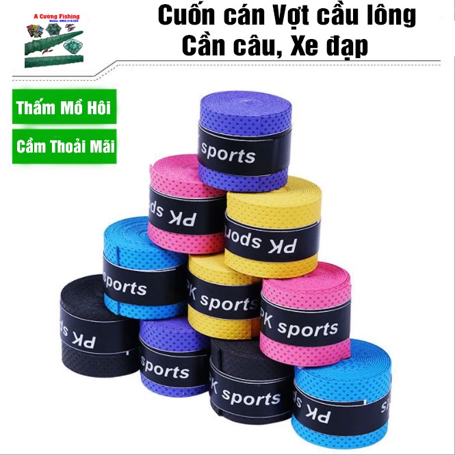 Dây quấn cán vợt cầu lông, tennis PK
