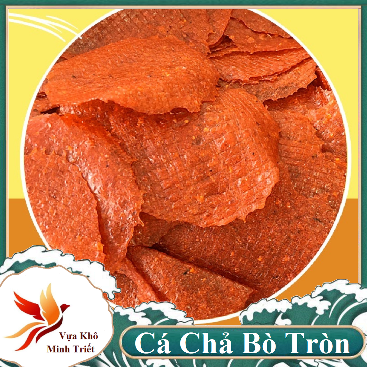 Khô chả cá bò đỏ lý sơn ép miếng thơm ngon- vựa khô minh triết