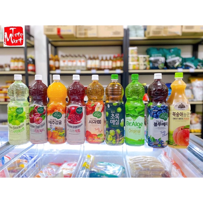 Nước ép trái cây Hàn Quốc các loại (1,5l)