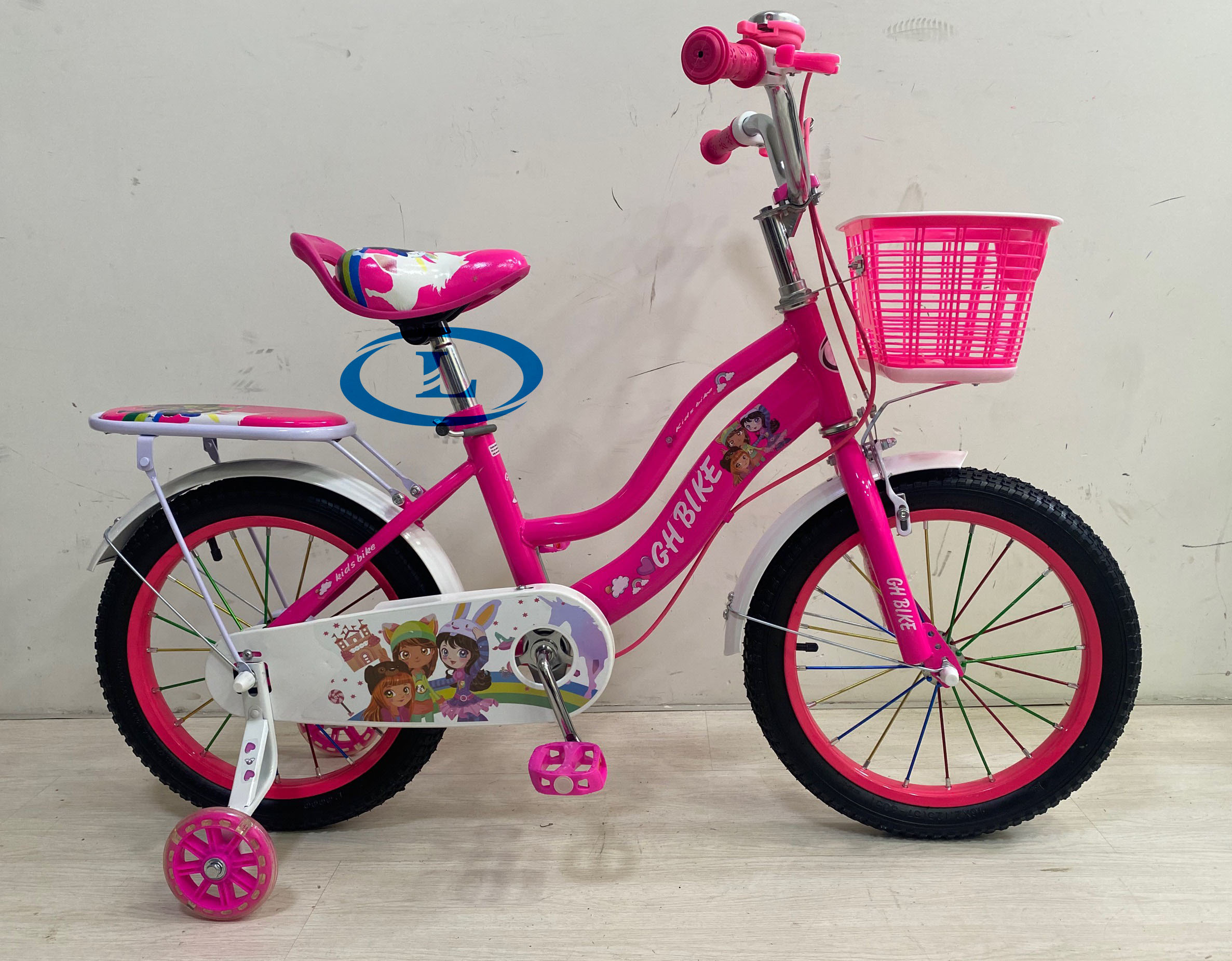 xe đạp trẻ em 16inch cho bé gái từ 5 đến 8 tuổi