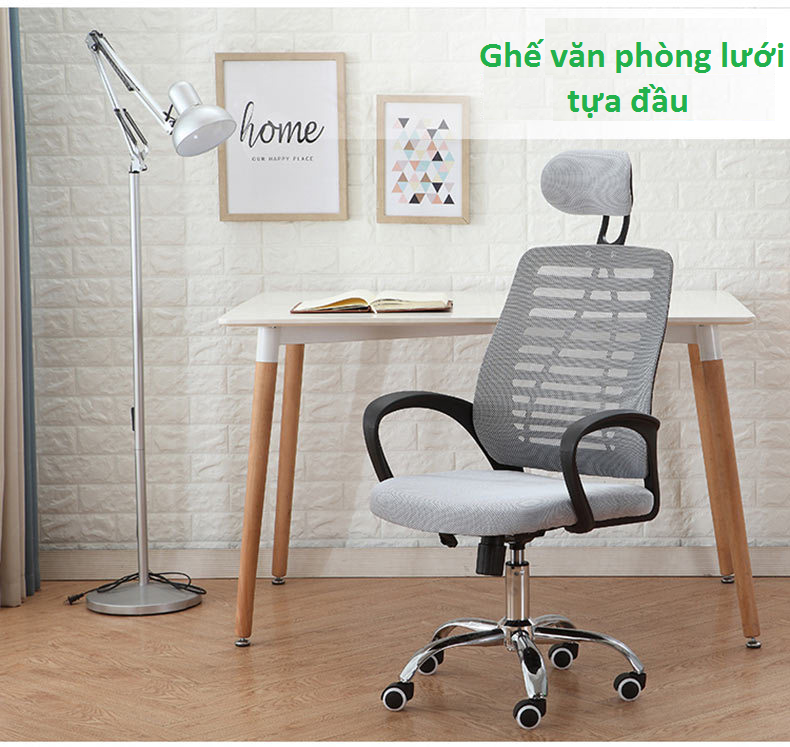 Ghế văn phòng xoay tựa đầu