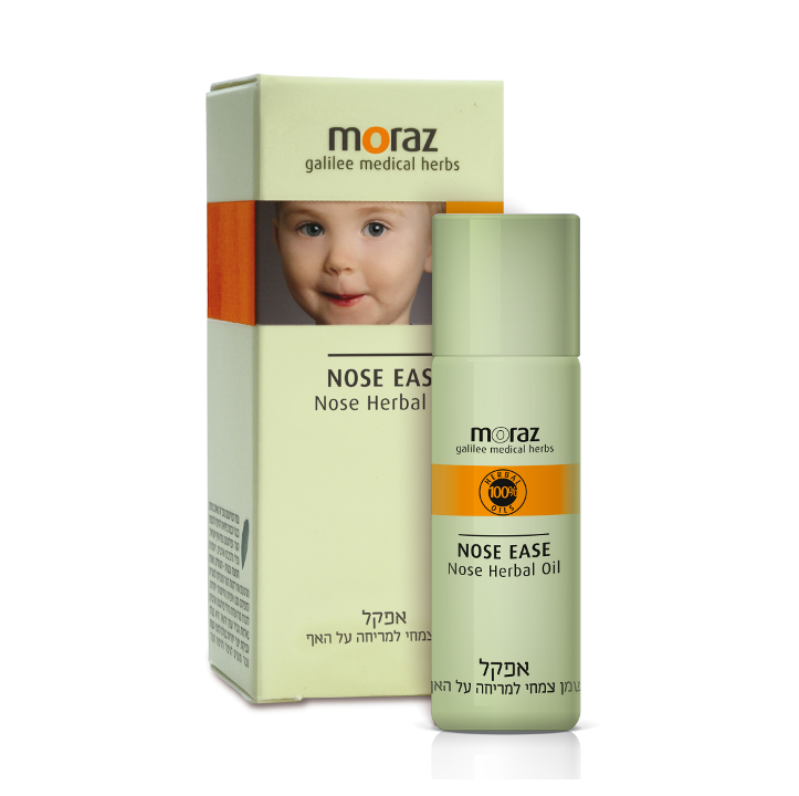 Moraz Nose Ease - Dầu thông mũi: Chống Cảm giảm Nghẹt Mũi Sổ Mũi an toàn cho bé phụ nữ mang thai