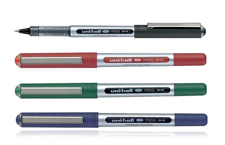 Bút bi nước Uni-ball eye Micro UB150 Rollerball Micro Pen, 0.5mm