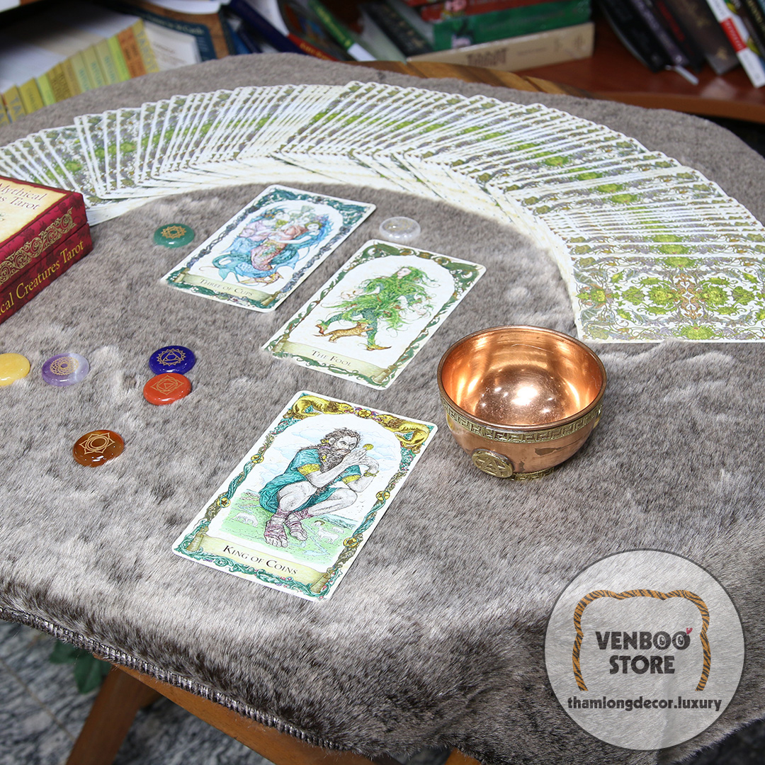 Tấm thảm khăn trải bài tarot bài tây bài ma thuật | khăn trải bài tarot bài tây bài ma sói | khăn trải bài venboo