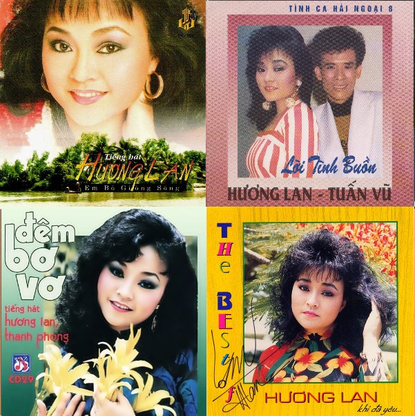 Bộ 4 đĩa cd hương lan