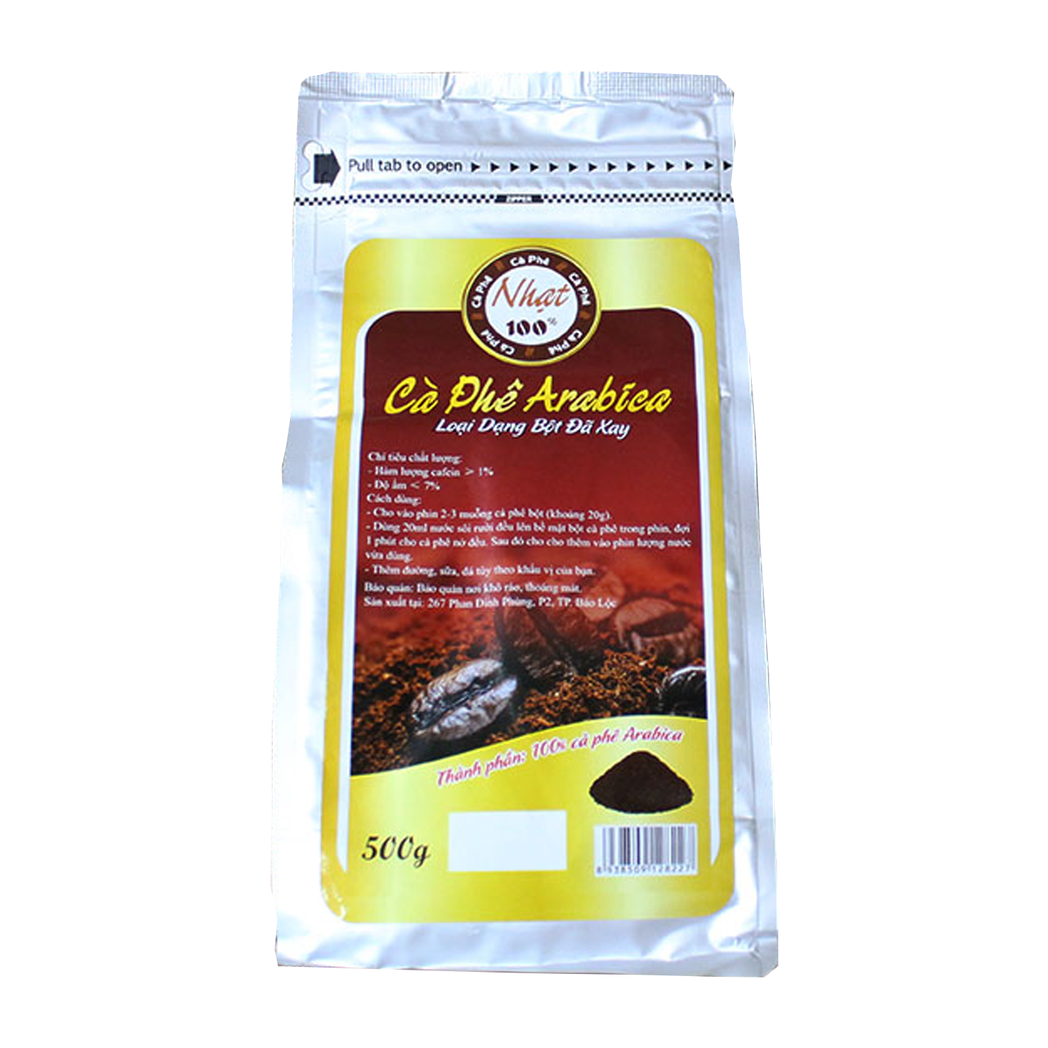 Cà phê arabica loại bột 500g