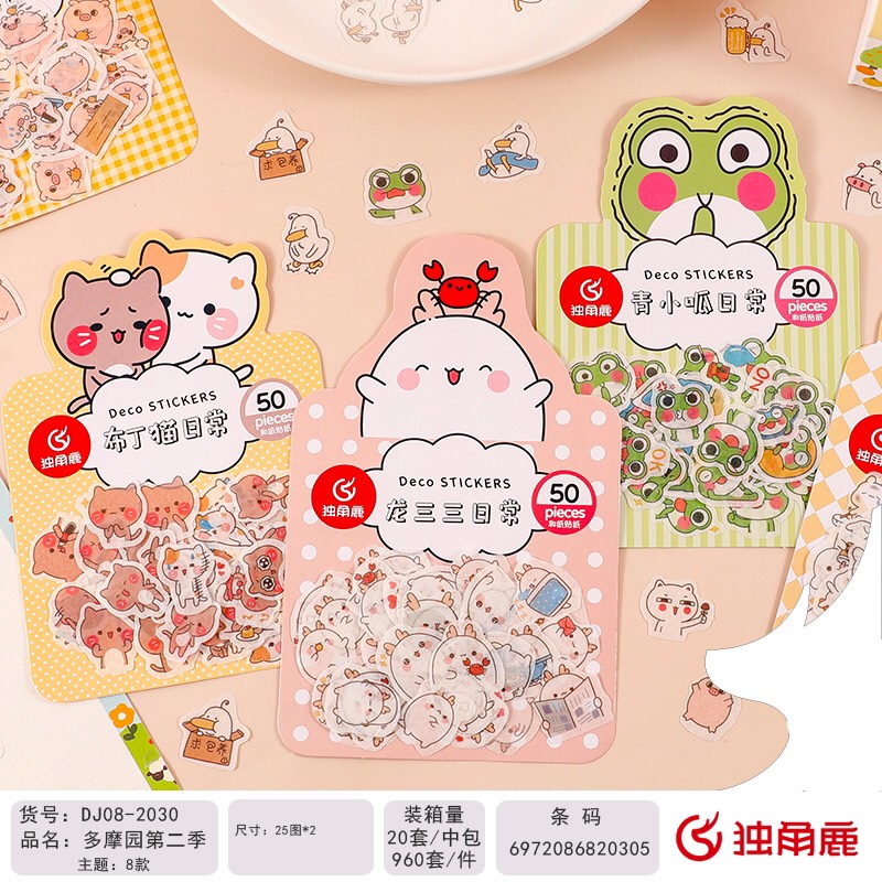 100 Tờ hình dán cute