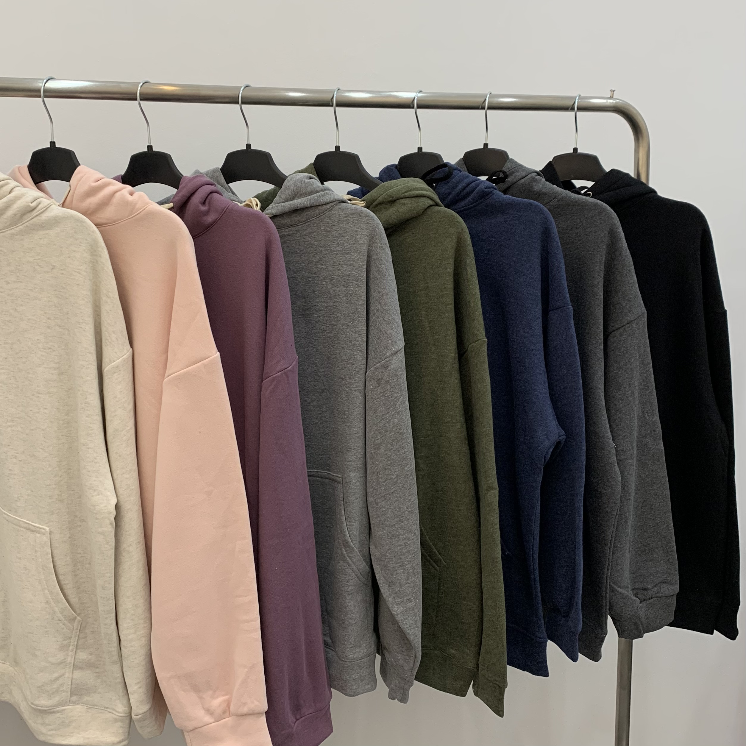 Kim - áo nỉ mũ trơn - hoodie basic 2021