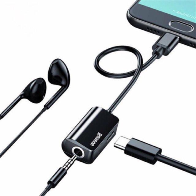 Jack chuyển tai nghe Type C Baseus L40 vừa nghe vừa sạc