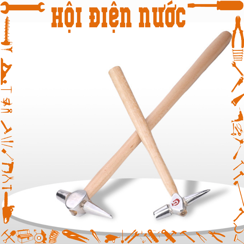 Búa mũi nhọn loại bỏ rỉ sét, búa kiểm tra sửa chữa đường sắt với 2 mẫu 100 và 300