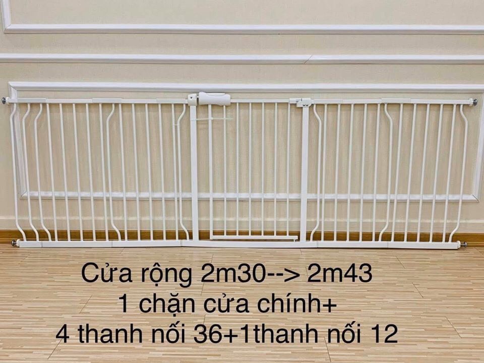Thanh nối chắn cửa, chắn cầu thang UMOO cao cấp- thanh nối 36 cm