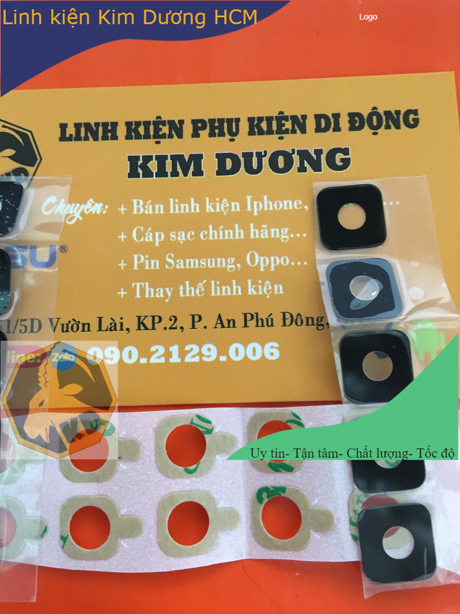 Mặt kính bảo vệ camera sau có nhãn dán samsung a5 / a8/a530
