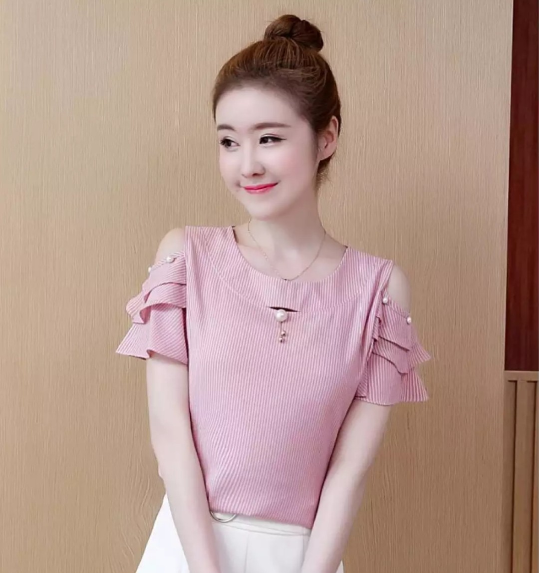 Áo sọc tay tầng xinh xắn nana