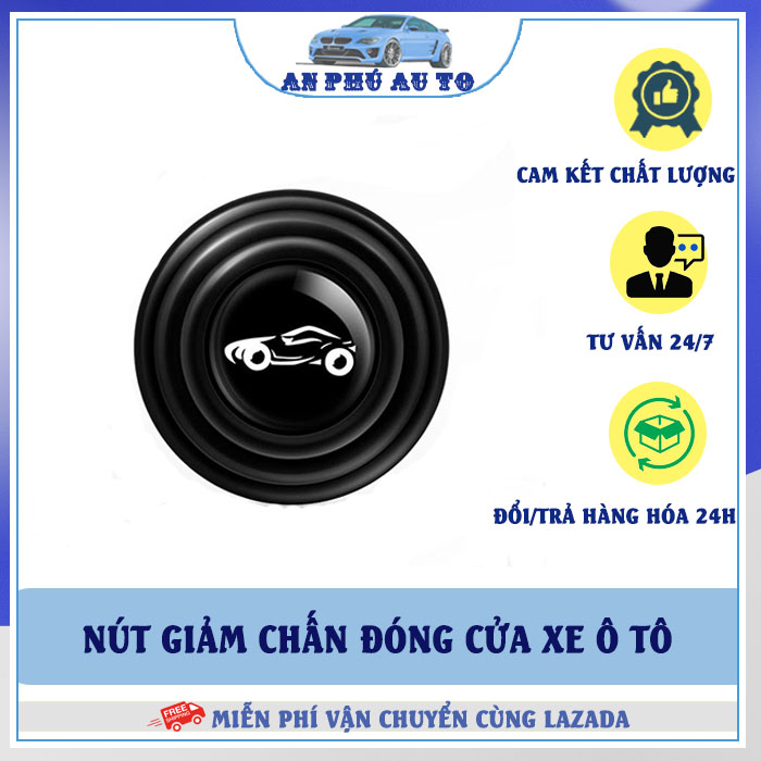 Nút Giảm Chấn Đóng Cửa Ô Tô ⚡RẺ BẤT NGỜ⚡Núm Chống Sốc - Giảm Chấn Lực Khi Đóng Mở Cửa - Bảo Vệ Cửa Xe Ô Tô
