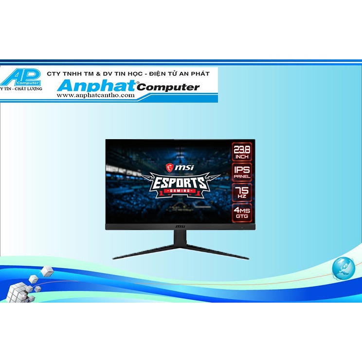 Màn hình MSI G241V E2 (23.8inch/FHD/IPS/75Hz/1ms/250nits/HDMI+DP+Audio/Freesync) - Hàng Chính Hãng -