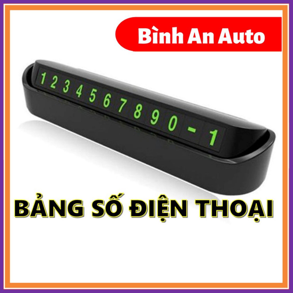 Bảng số điện thoại, bảng ghi số điện thoại, thẻ số điện thoại gắn taplo ô tô, xe hơi