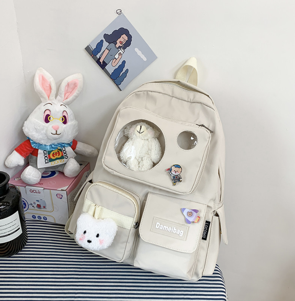 Balo Ulzzang học sinh cấp 2 cấp 3 thời trang Hàn Quốc xinh xắn DEMIBAG