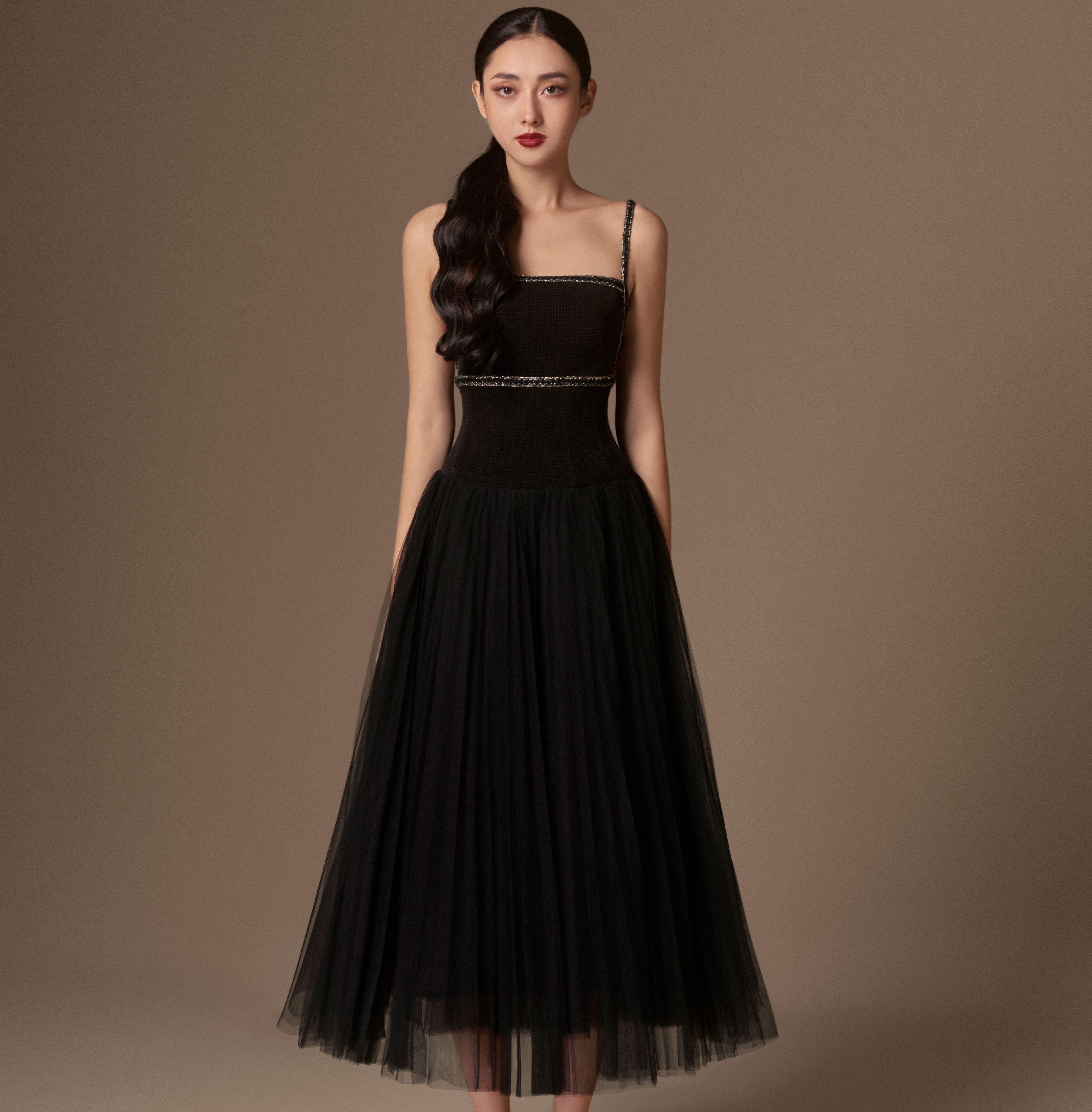 Đầm dự tiệc hai dây tiểu thư beloved - aurora cami dress