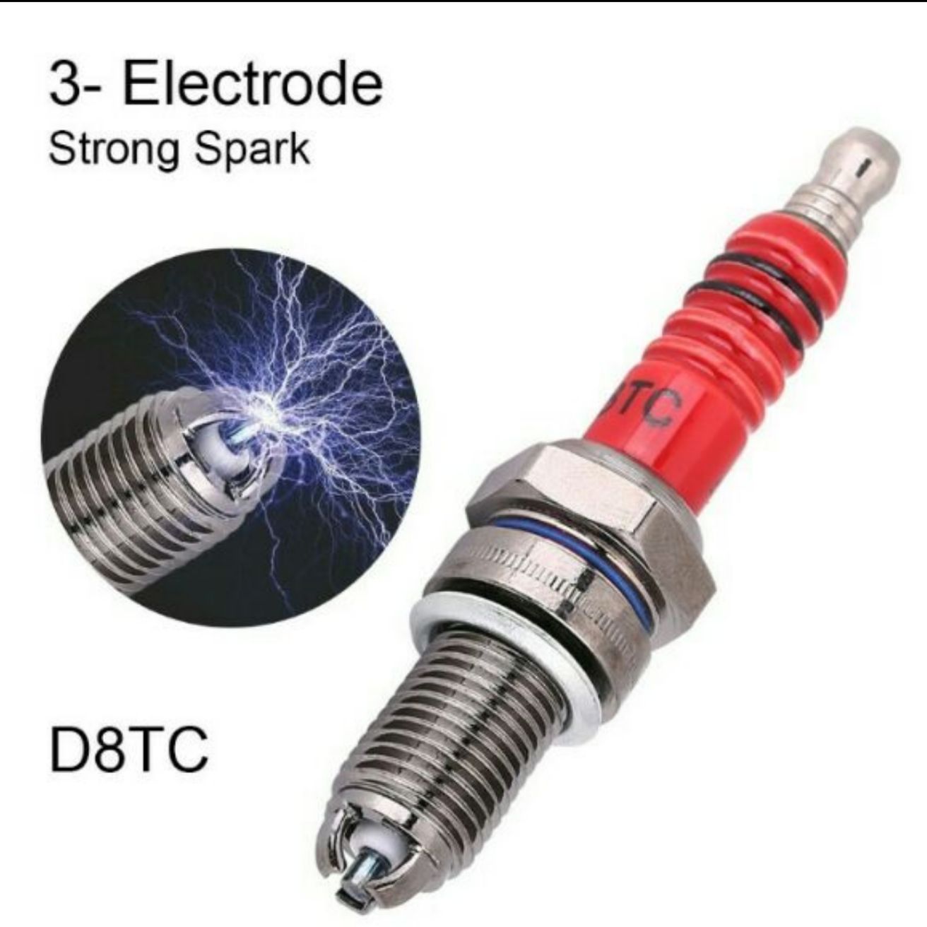 BUGI BẠCH KIM 3 CHẤU NGA XE MÁY ĐÁNH LỬA SIÊU MẠNH GIÚP XE CHẠY SIÊU KHỎE