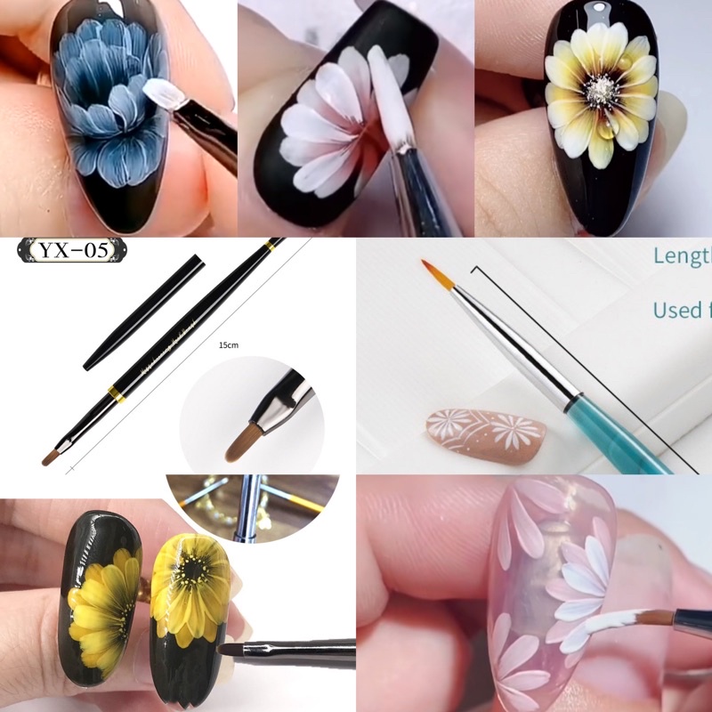 Cọ vẽ hoa chuẩn xịn lông đẹp vẽ chuẩn