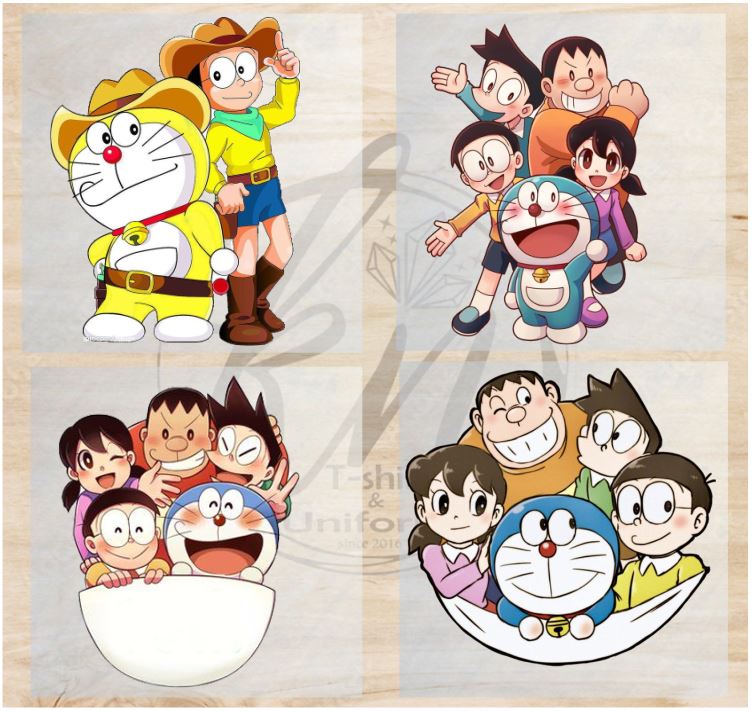 Sticker hình doraemon ủi nhiệt quần áo , Hình dán vào quần áo, Miếng ủi quần áo rách, hình dán áo ủi nhiệt, Miếng dán ủi nhiệt lên quần áo sticker pet ép ủi nhiệt trên bề mặt vải doraemon kích thước a6