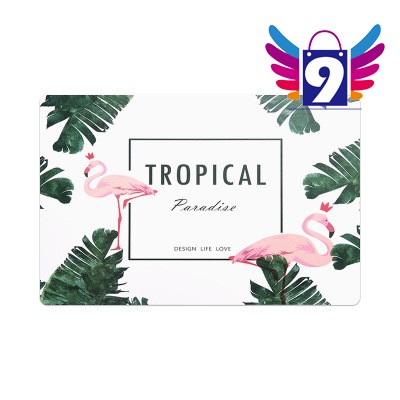 [3-5/8 Hoàn Tiền 25%] - (MẪU 3 Mới) Tấm lót bàn ăn nhựa họa tiết vintage size lớn 9STORE chống thấm nước cách nhiệt