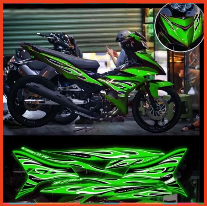 Tem rời ex 150 lửa mới phối đủ màu xe