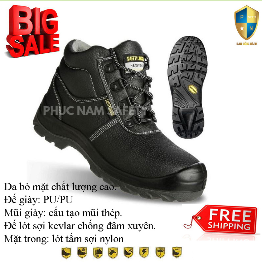 Giày bảo hộ lao động Jogger cao cổ,giày bảo hộ lao động nam, giày bảo hộ lao động, giày bảo hộ lao động đi không hôi chân, Bảo hộ lao động Phúc nam