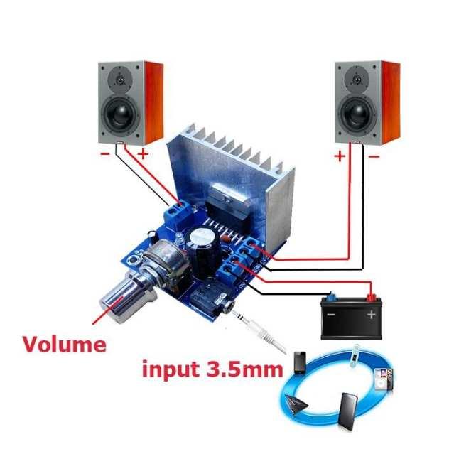 Mạch khuếch đại âm thanh TDA7297