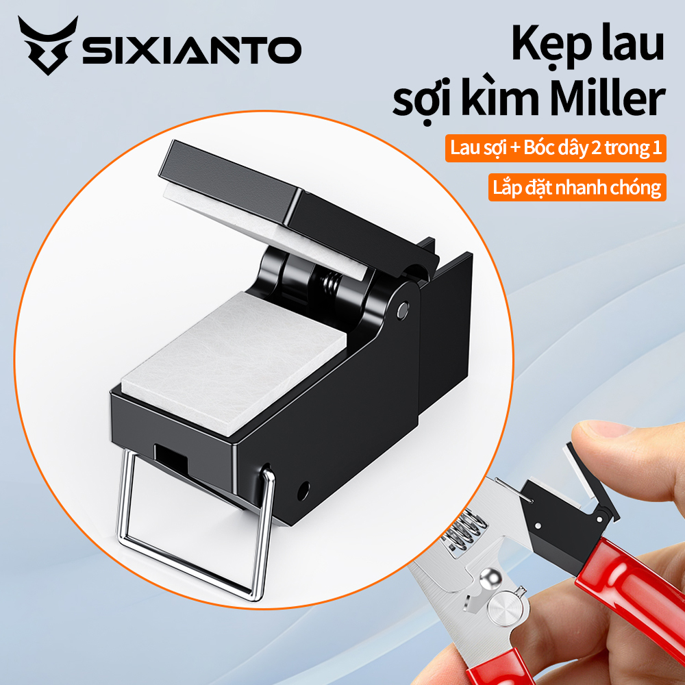 kẹp lau sợi quang kẹp vệ sinh sợi quang dùng cho kìm Miller cáp quang FTTH dây dày dây thuê bao sợi trần