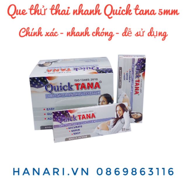 Que thử thai nhanh Quick tana 5mm