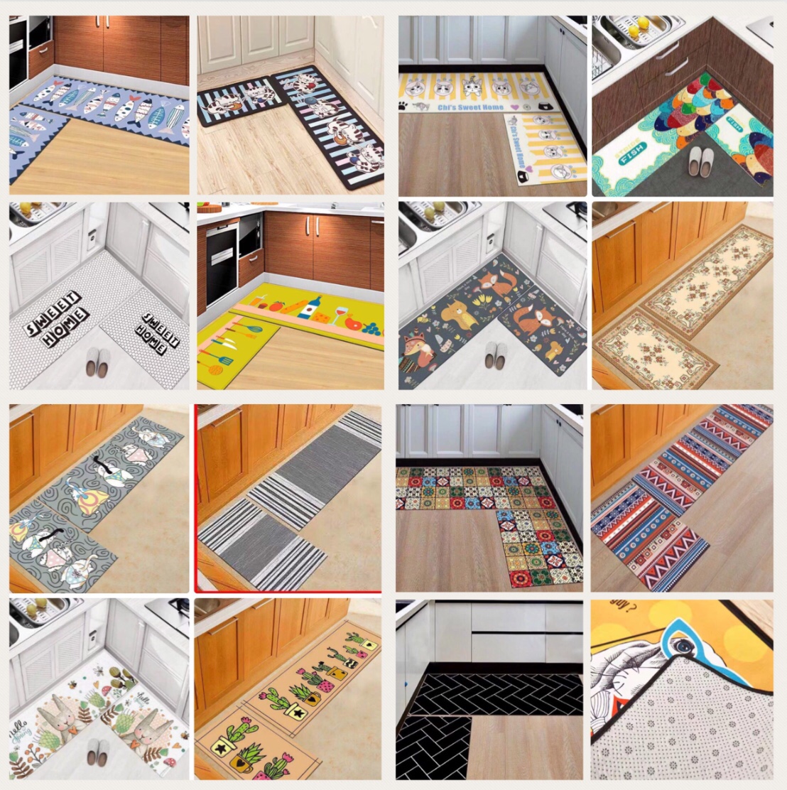 BỘ 2 THẢM NHÀ BẾP 3D CHỐNG THẤM HÚT CỰC TỐT - CHỐNG TRƠN TRƯỢT AN TOÀN CHO GIA ĐÌNH - THẢM PHÒNG NGỦ PHÒNG KHÁCH PHÒNG VỆ SINH