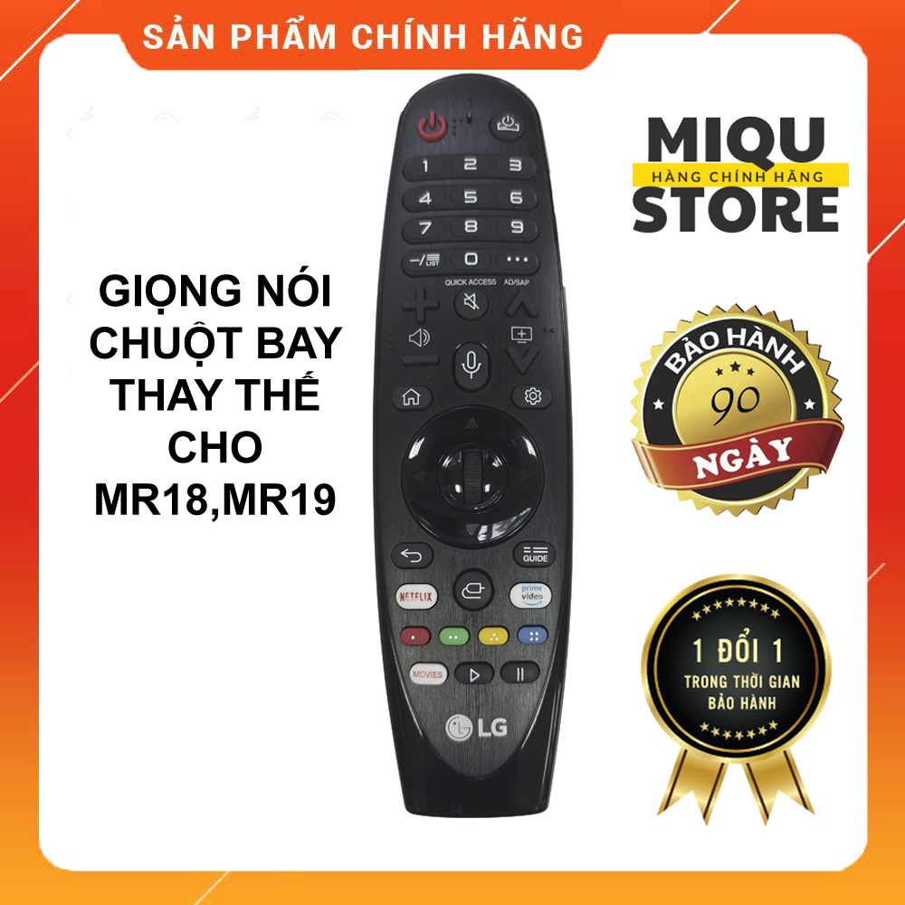 Remote magic lg an-mr20ga mr20 thay thế cho mr19ba, mr18ba smart tv 2020 | bảo hành 3 tháng